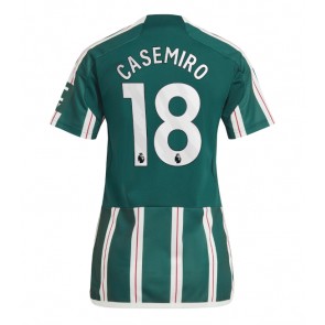 Manchester United Casemiro #18 Bortatröja Kvinnor 2023-24 Kortärmad